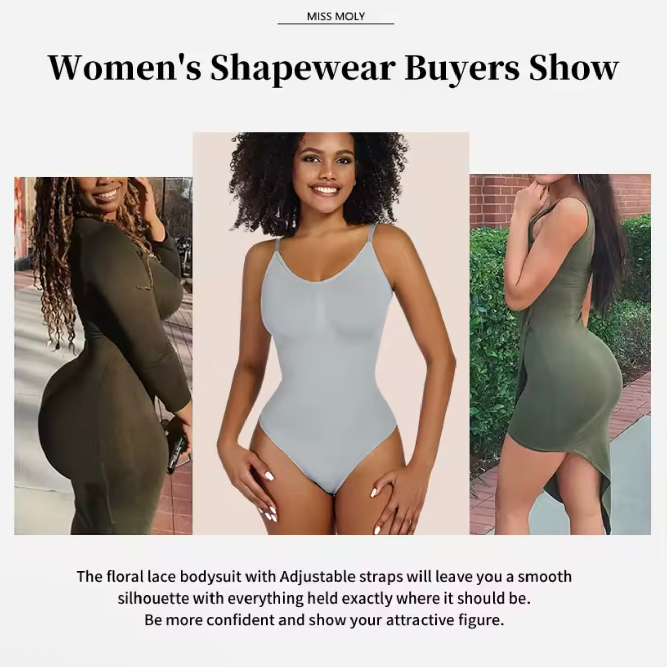 PEACH POP™ - Sculpt thong bodysuit