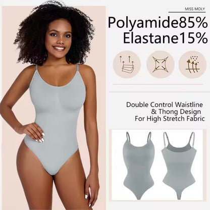 PEACH POP™ - Sculpt thong bodysuit