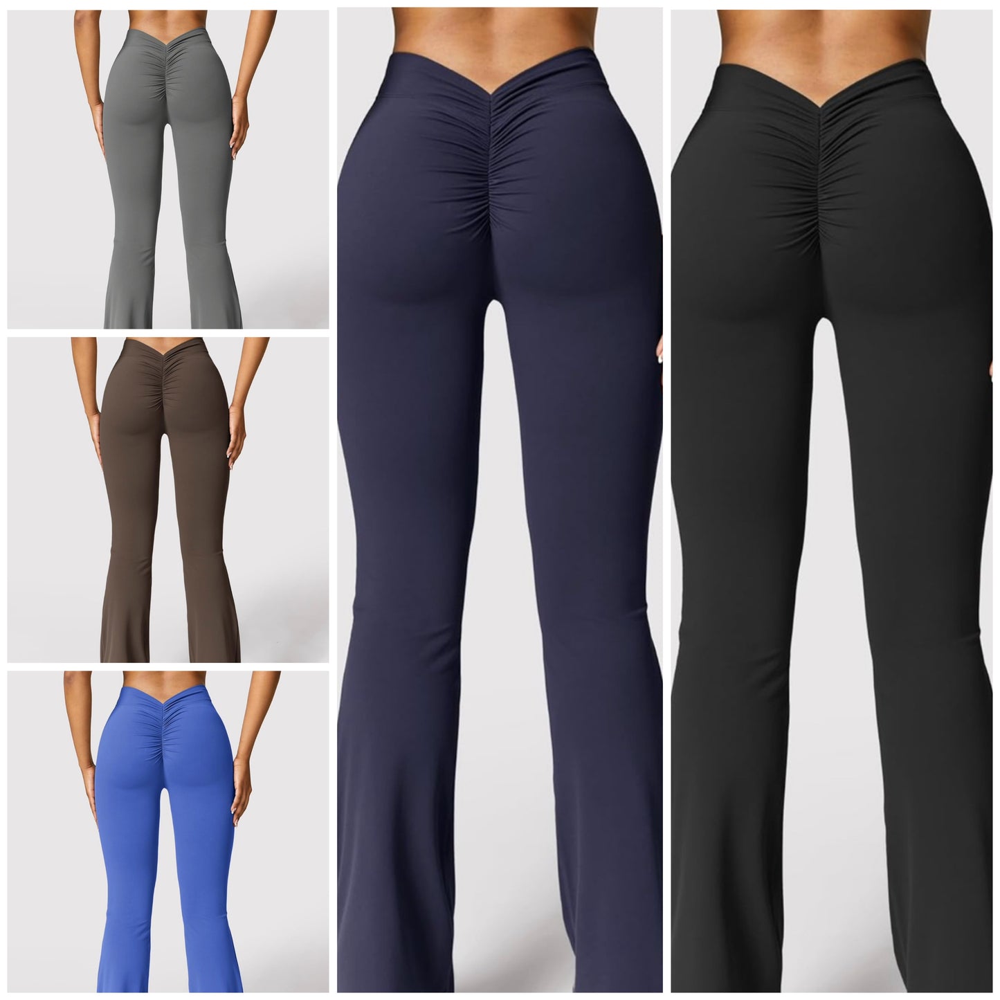 PEACH POP™ - V-back Push-Up Leggings